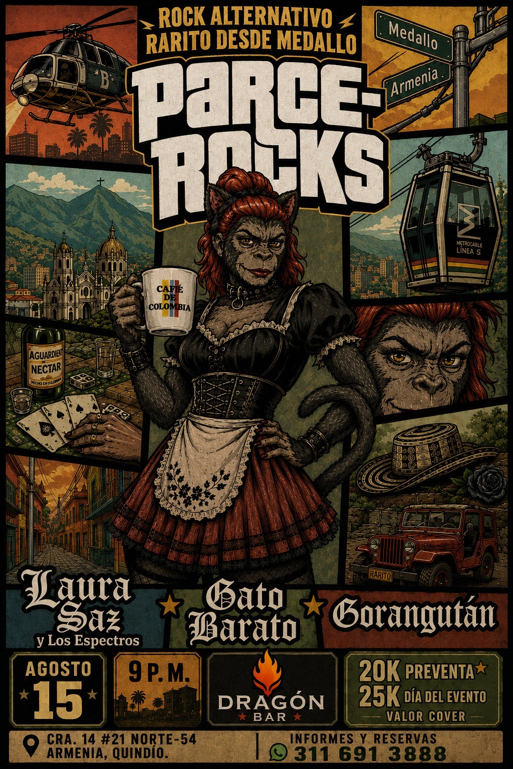Parce Rocks en Dragón Bar