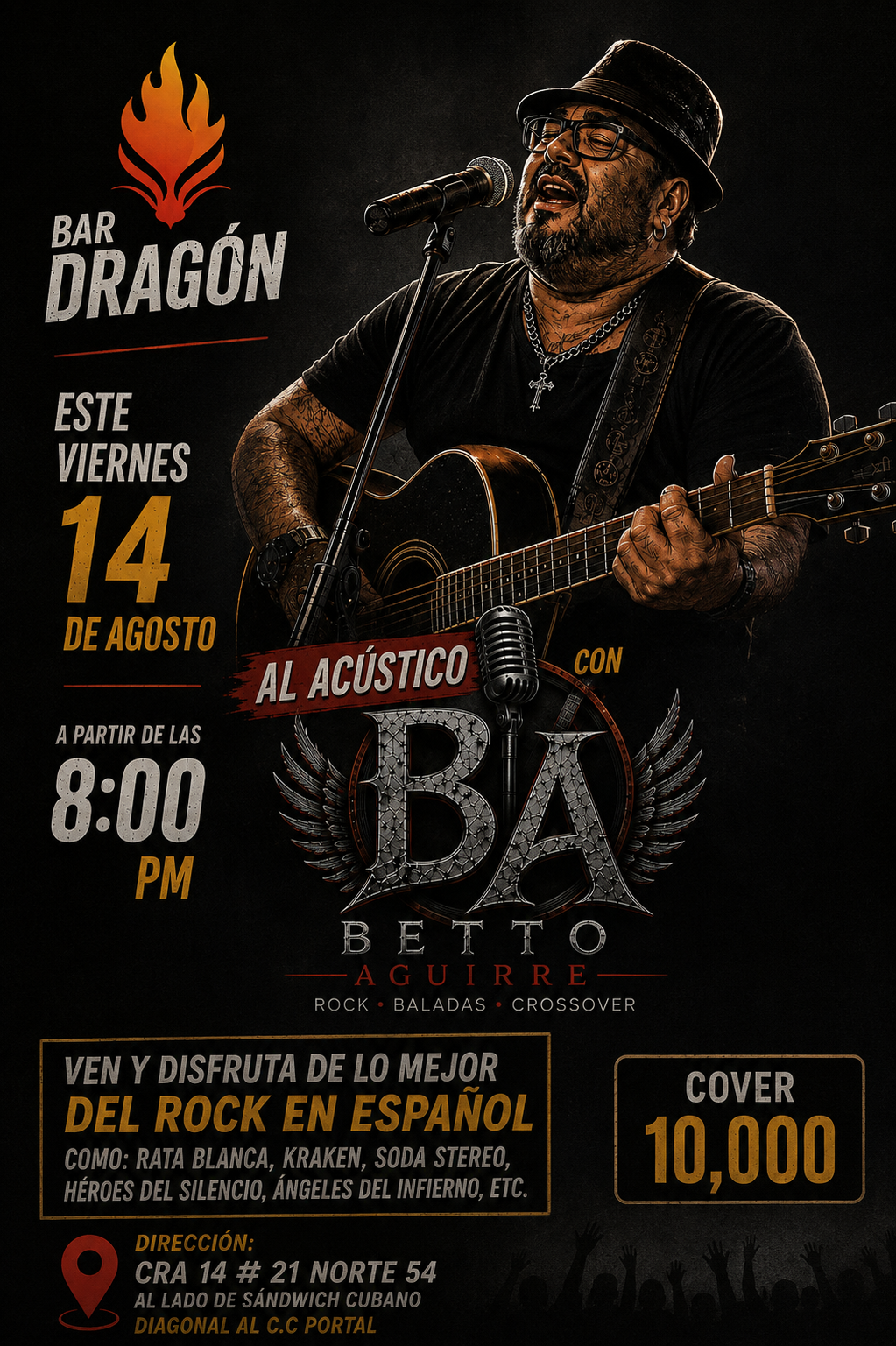 Al Acústico con Betto Aguirre