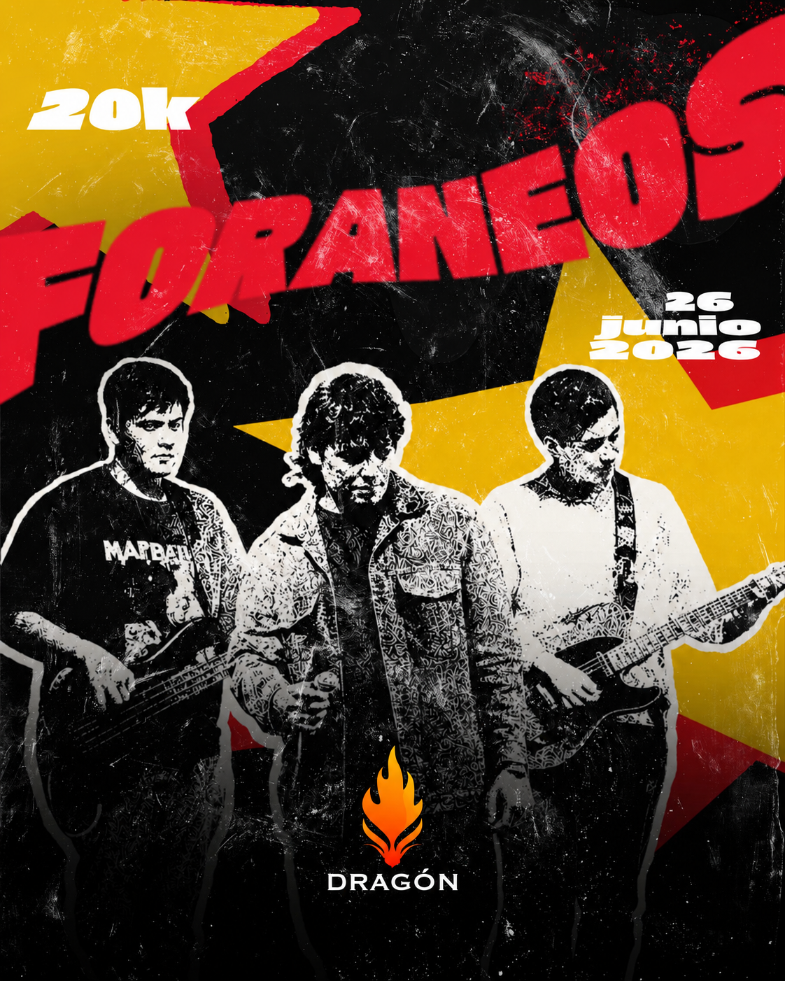 Foráneos Live Show - Boletas
