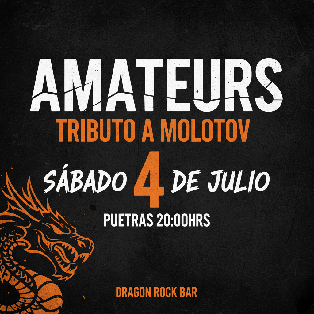 AMATEURS - TRIBUTO A MOLOTOV